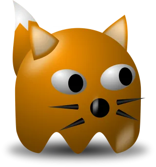 Fox Animal Cartoon Stickdatei