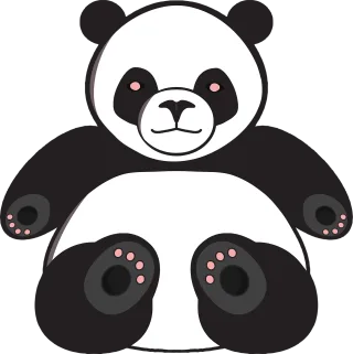 Panda Giant-panda Bear Stickdatei