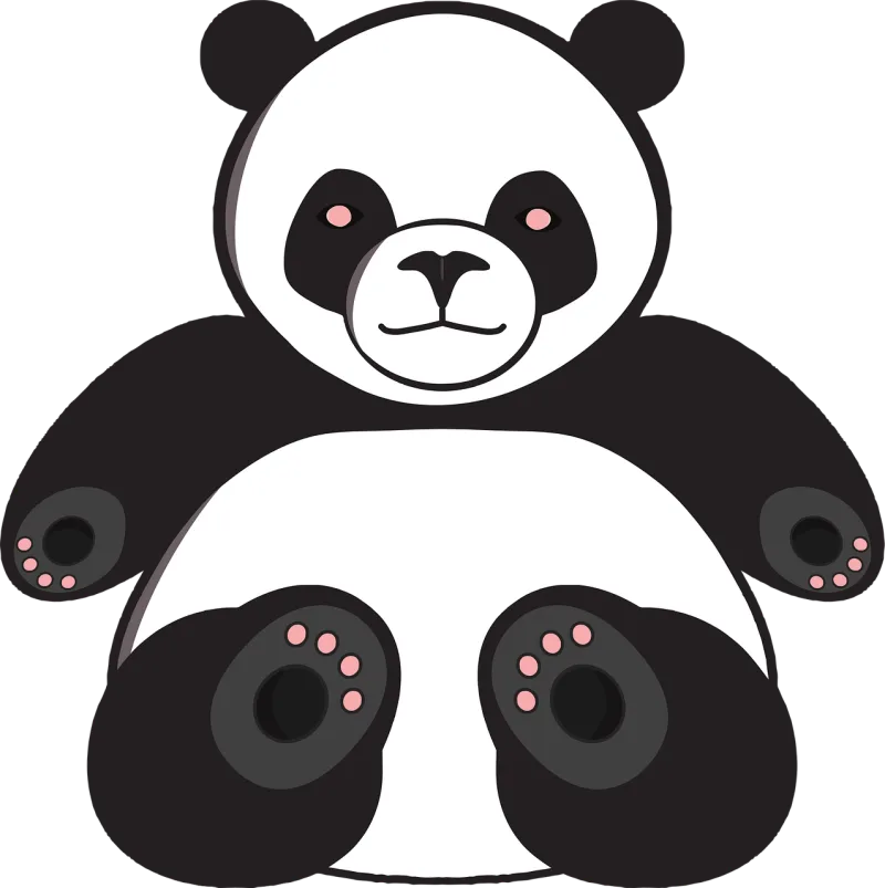 Panda Giant-panda Bear Stickdatei – Tiere