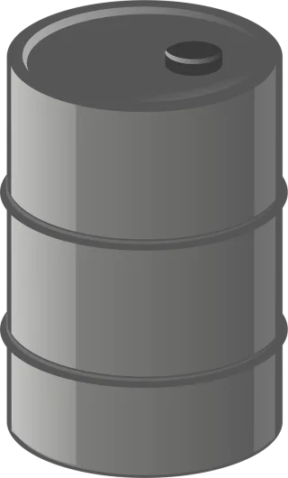 Barrel Container Oil Stickdatei