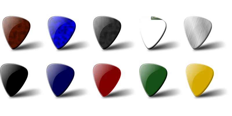 Pick Guitar Music Stickdatei – Musik