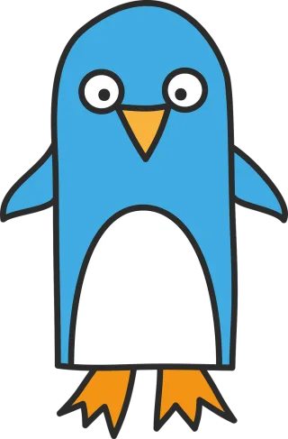 Penguin Figure Animal Stickdatei – Kinder