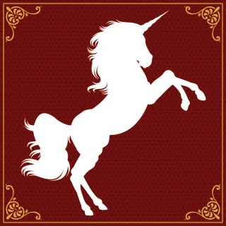 Unicorn Silhouette Fantasy Stickdatei – Kinder
