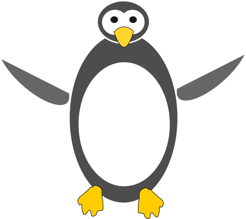 Penguin Bird Wildlife Stickdatei – Tiere
