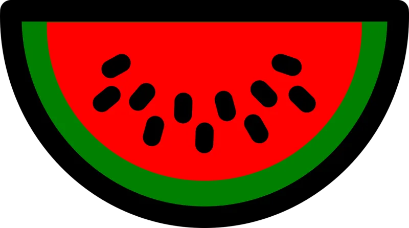 Watermelon Melon Seeds Stickdatei – Essen & Trinken