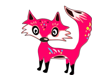 Fox Animal Wildlife Stickdatei
