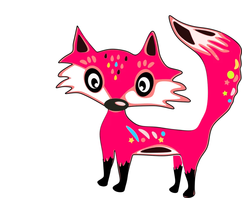 Fox Animal Wildlife Stickdatei – Tiere