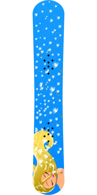Snowboard Nature Ice Stickdatei