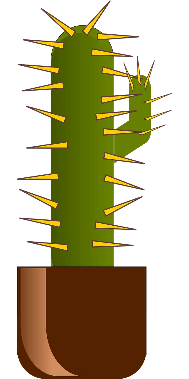 Cactus Plant Potted Stickdatei – Natur