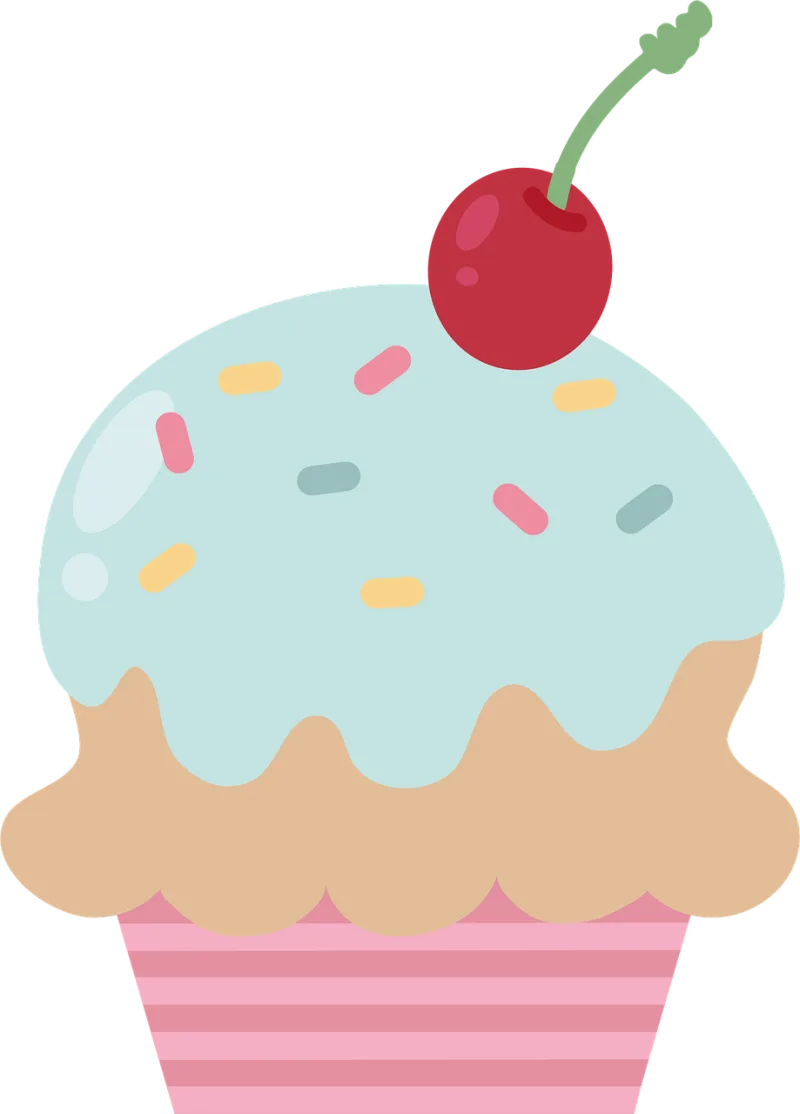 Cupcake Pie Dessert Stickdatei – Kinder