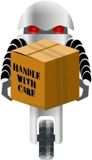 Package Box Robot Stickdatei