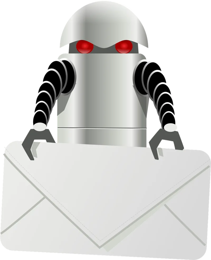 Robot Carry Letter Stickdatei – Kinder