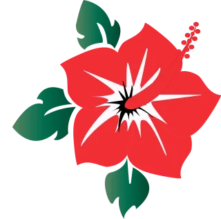 Hibiscus Flower Bloom Stickdatei