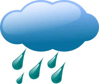 Cloud Weather Rainfall Stickdatei