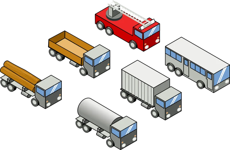 Toy trucks Toy vehicles Trucks Stickdatei – Fahrzeuge