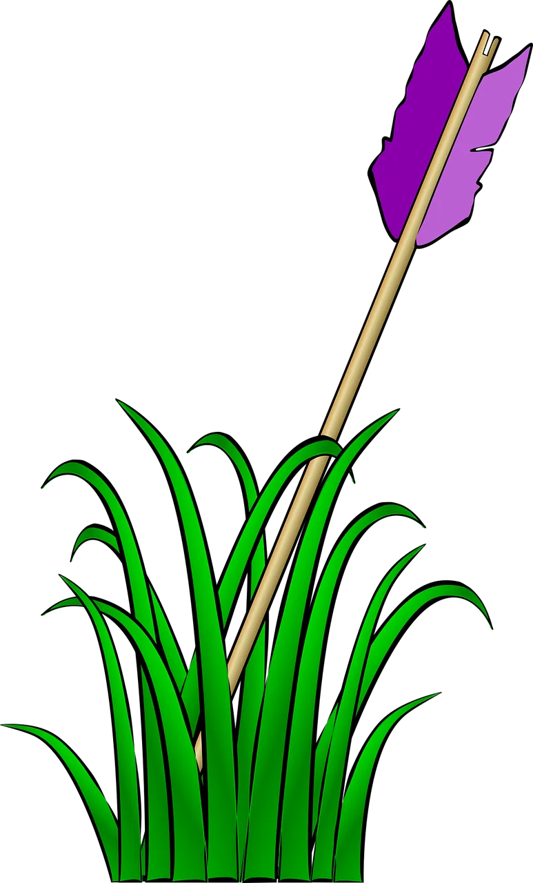 Arrow Nature Feather Stickdatei – Natur