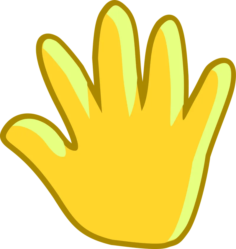Palm Hand Digits Stickdatei – Natur