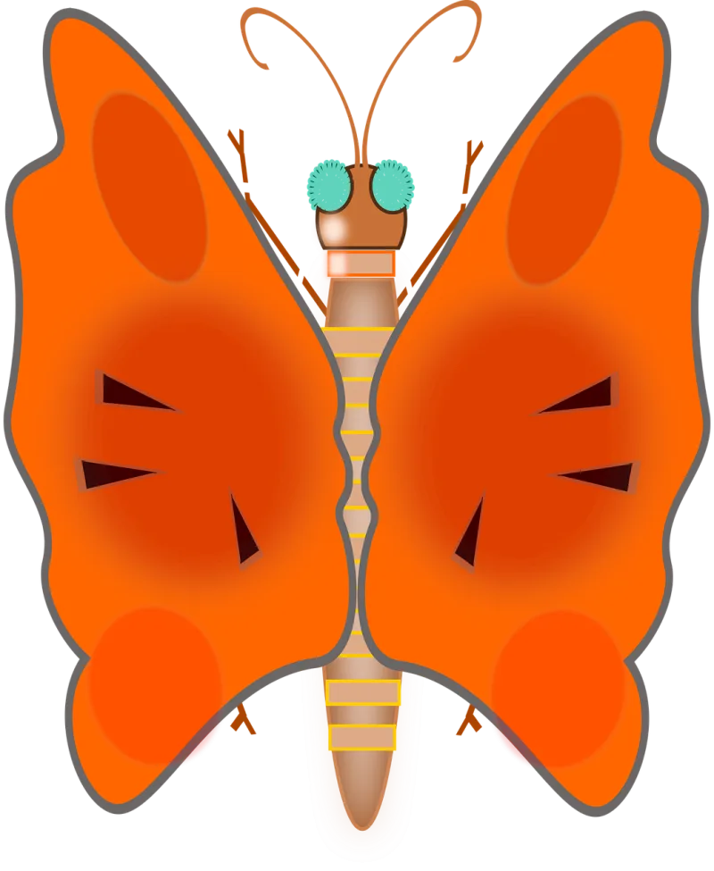 Butterfly Lovely Colors Stickdatei – Tiere