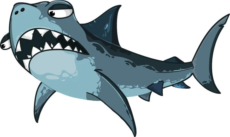 Shark Predator Jaw Stickdatei – Tiere
