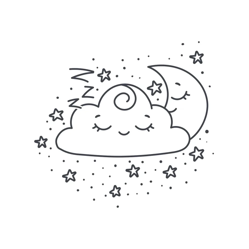 Cloud Dream Star Stickdatei – Natur