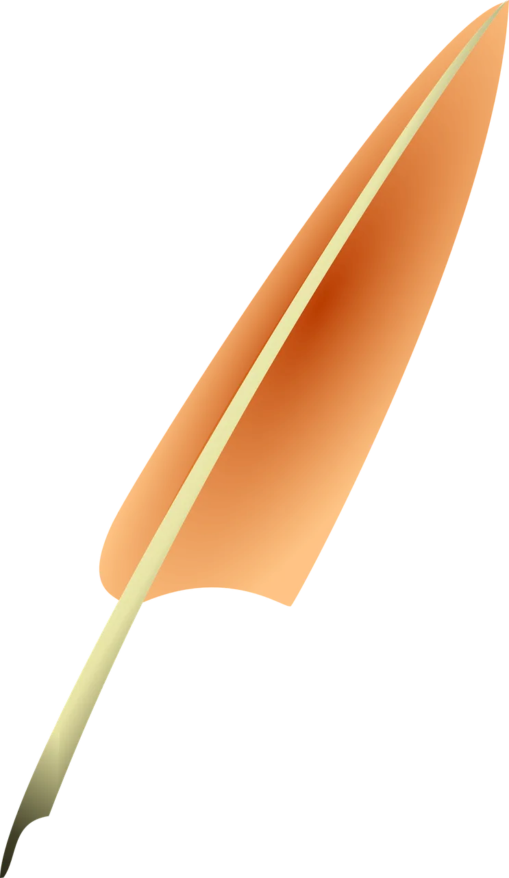 Quill Pen Feather Stickdatei – Natur