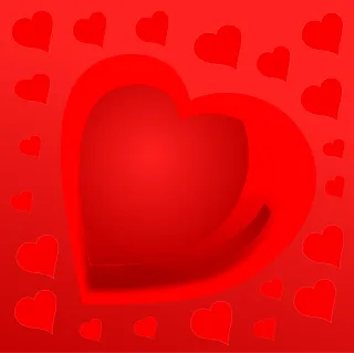 Heart Love Red Stickdatei