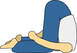 Yoga Stretch Person Stickdatei