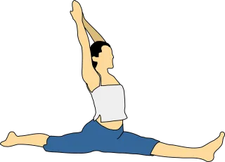 Yoga Exercise Exercising Stickdatei