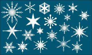 Snowflakes Snow Flake Stickdatei