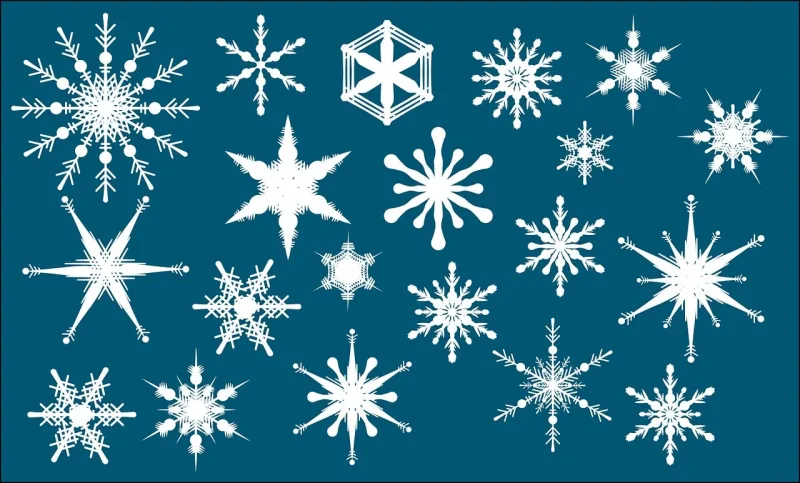 Snowflakes Snow Flake Stickdatei – Weihnachten