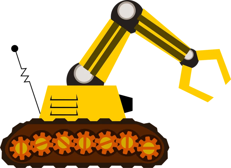 Bulldozer Claw Machine Stickdatei – Kinder