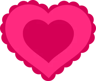 Heart Love Pink Stickdatei