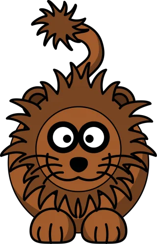 Lion Animal Head Stickdatei