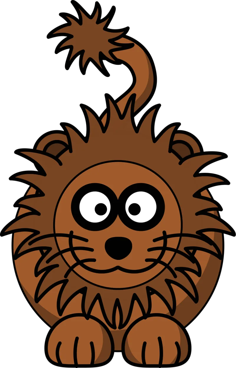 Lion Animal Head Stickdatei – Tiere