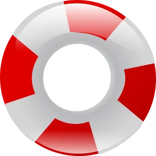 Swim ring Inflatable Life savers Stickdatei