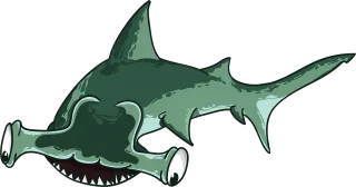 Shark Nature Fish Stickdatei
