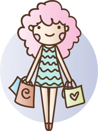 Purchase Bag Girl Stickdatei