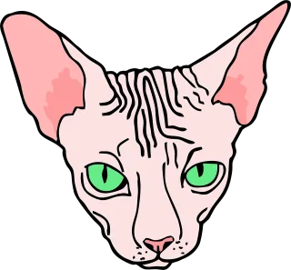 Angry Sphynx Sphinx Stickdatei