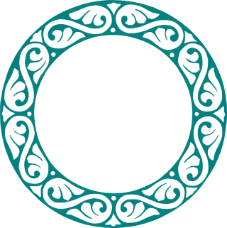 Circle Embellishment Decoration Stickdatei