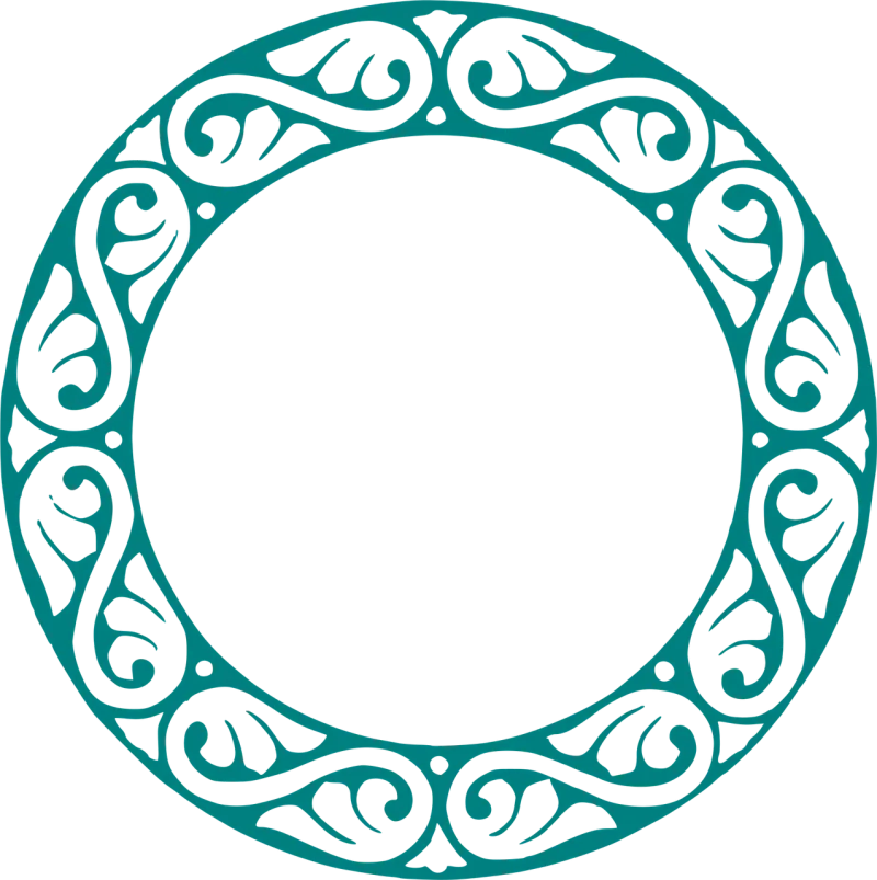 Circle Embellishment Decoration Stickdatei – Weihnachten
