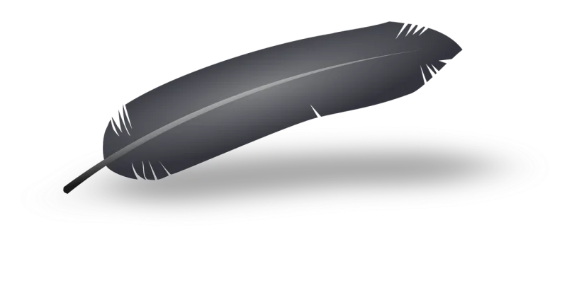 Feather Crow Raven Stickdatei – Natur