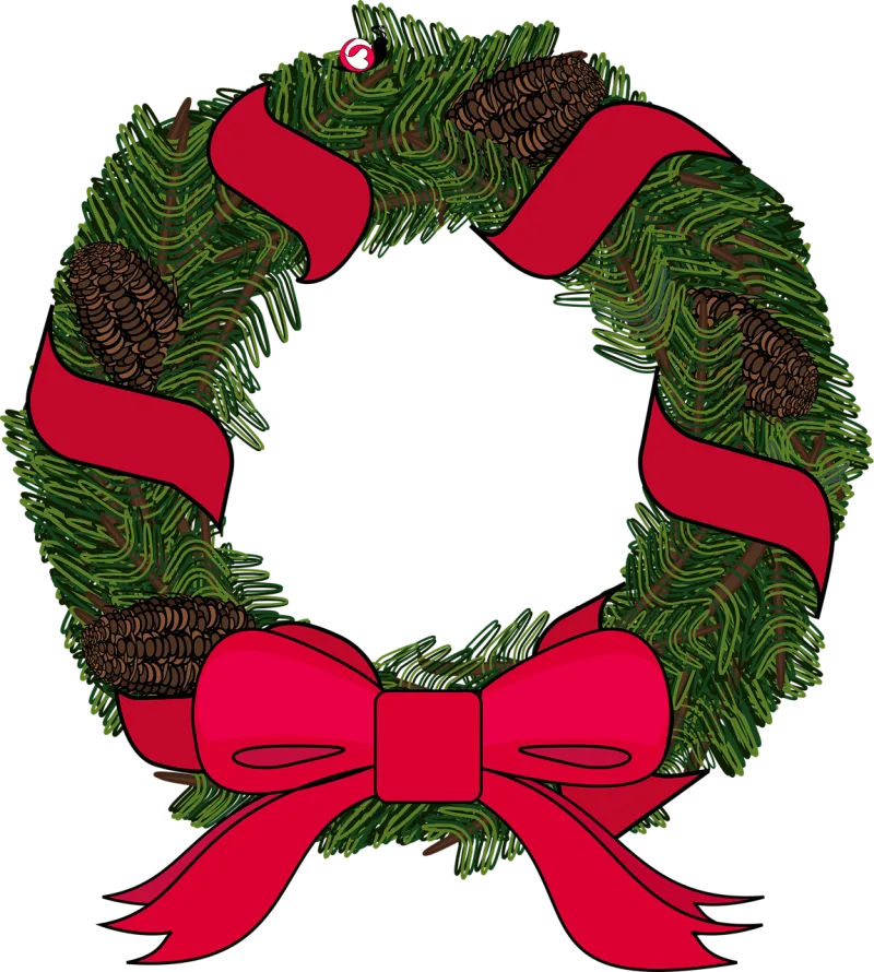 Graphic Wreath Christmas Stickdatei – Weihnachten