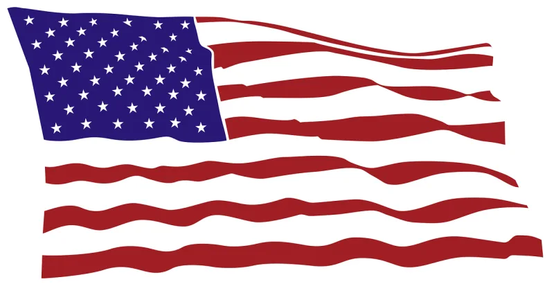 Flag Usa Red Stickdatei – Natur