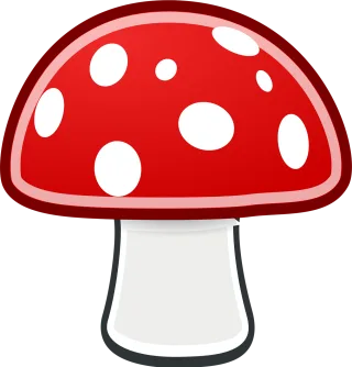 Mushroom Red White Stickdatei