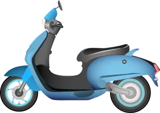 Moped Vehicle Motorcycle Stickdatei