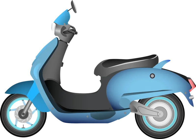 Moped Vehicle Motorcycle Stickdatei – Fahrzeuge