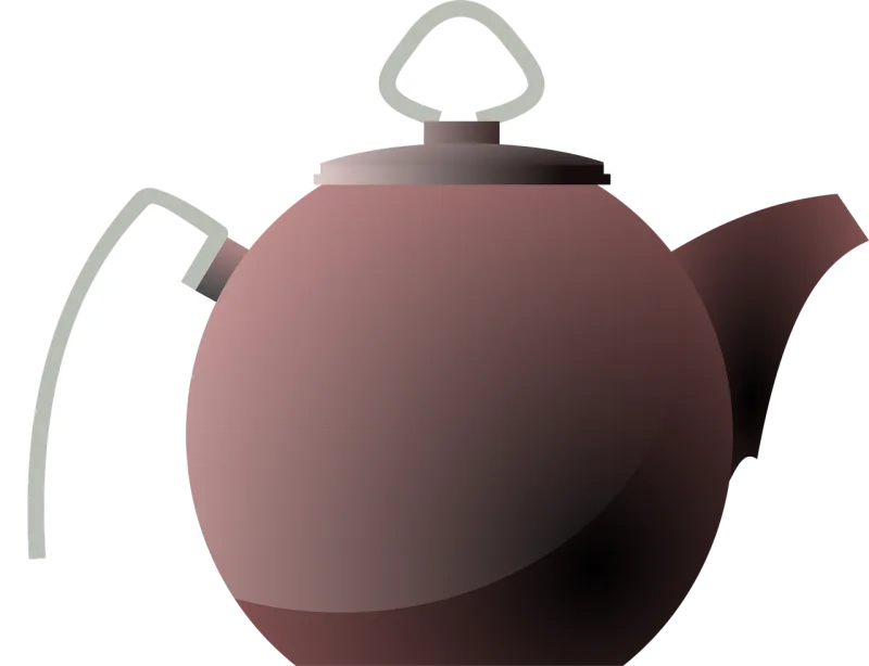 Teapot Hot Coffee Stickdatei – Essen & Trinken