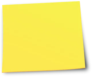 Yellow Note Paper Stickdatei