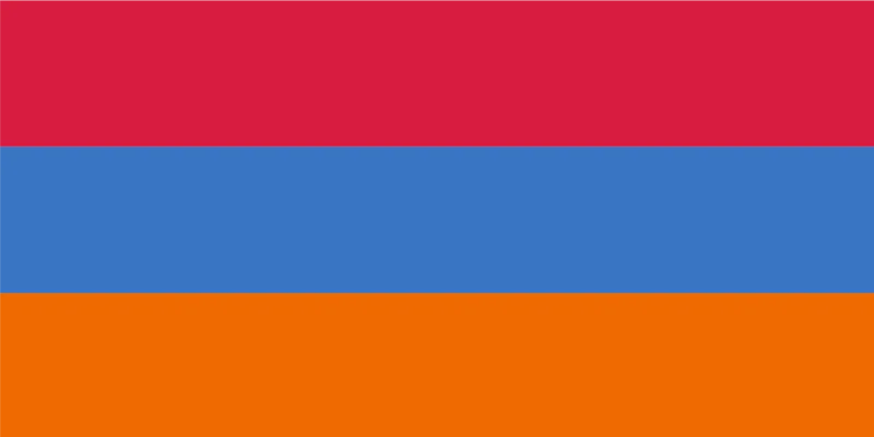 Flag of armenia Armenian Tricolour Stickdatei – Musik
