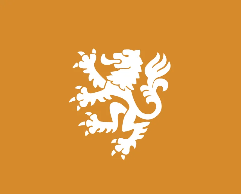Lion Heraldry White Stickdatei – Sport